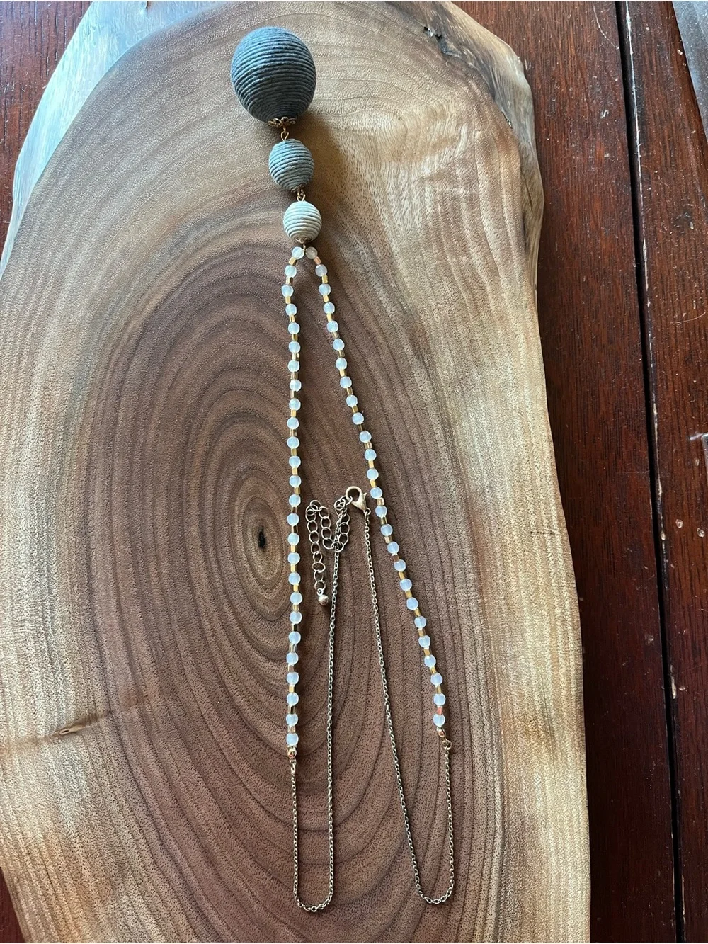 Triple Ball Pendant Necklace
